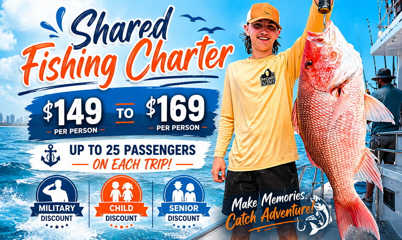 Shared Charter Fishing in Destin Florida 800