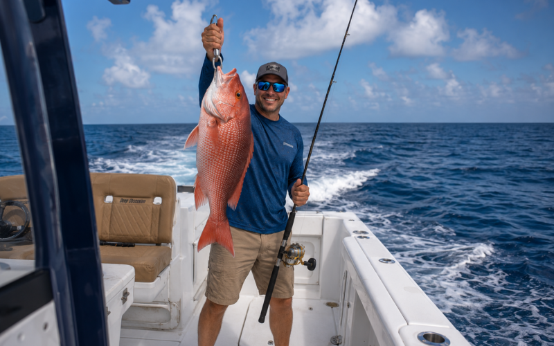 Red Snapper Fishing on the Deep Obsession in Destin FL